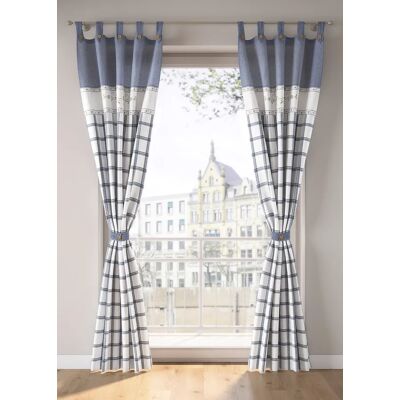 bonprix Bio bavlnený záves s dekoračnými úchytmi (1 ks) D/Š: 125/110 cm unisex bonprix Bio bavlnený záves s dekoračnými úchytmi (1 ks) D/Š: 125/110 cm unisex