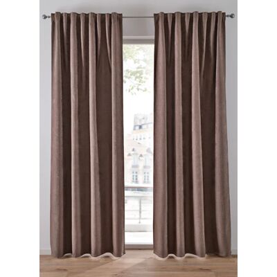 bonprix Zatemňujúci záves so štruktúrou (2 ks) D/Š: 225/130 cm unisex bonprix Zatemňujúci záves so štruktúrou (2 ks) D/Š: 225/130 cm unisex