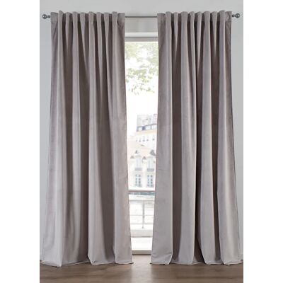 bonprix Zatemňujúci záves s termo funkciou (1 ks), zamatový povrch D/Š: 145/135 cm unisex bonprix Zatemňujúci záves s termo funkciou (1 ks), zamatový povrch D/Š: 145/135 cm unisex
