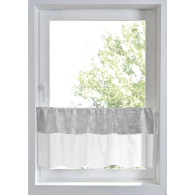 bonprix Vitrážková záclona z bio bavlny s výšivkou D/Š: 60/150 cm unisex bonprix Vitrážková záclona z bio bavlny s výšivkou D/Š: 60/150 cm unisex
