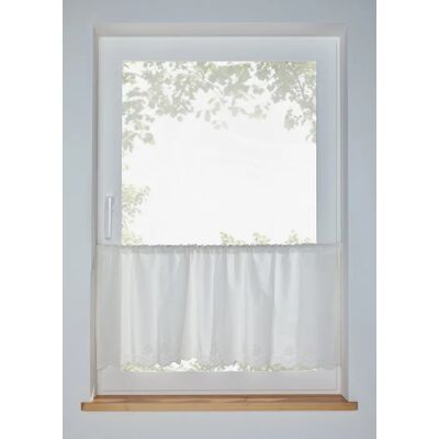 bonprix Vitrážková záclona s výšivkou bio bavlna 2 unisex bonprix Vitrážková záclona s výšivkou bio bavlna 2 unisex