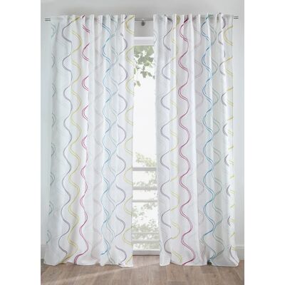 bonprix Záves s vlnovou potlačou (1 ks) D/Š: 245/135 cm unisex bonprix Záves s vlnovou potlačou (1 ks) D/Š: 245/135 cm unisex