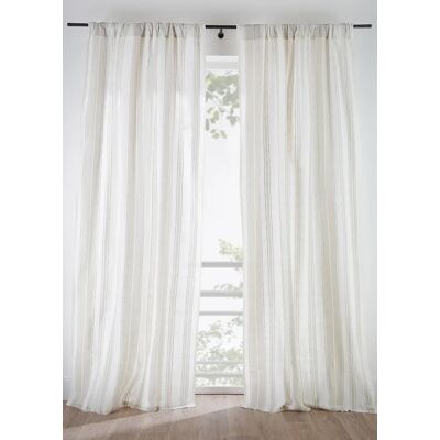 bonprix Záves s pásmi, bio bavlna (1 ks) D/Š: 225/110 cm unisex bonprix Záves s pásmi, bio bavlna (1 ks) D/Š: 225/110 cm unisex