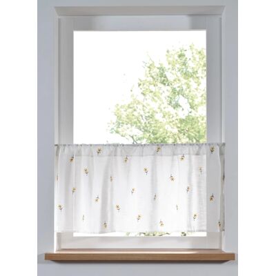 bonprix Vitrážková záclona s výšivkou D/Š: 45/120 cm unisex bonprix Vitrážková záclona s výšivkou D/Š: 45/120 cm unisex