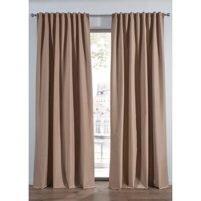 bonprix Zatemňujúci záves s vrstvenou čiernou zadnou stranou (1 ks v balení) D/Š: 145/135 cm unisex bonprix Zatemňujúci záves s vrstvenou čiernou zadnou stranou (1 ks v balení) D/Š: 145/135 cm unisex