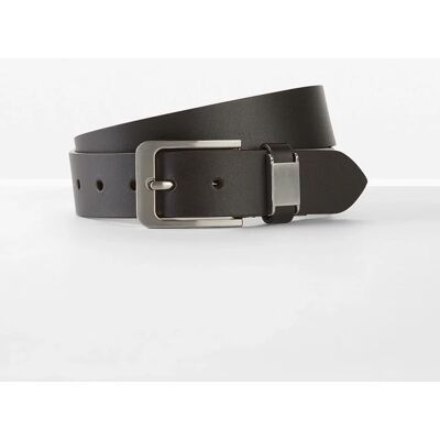 bonprix Kožený opasok s kovovými prvkami 110 unisex bonprix Kožený opasok s kovovými prvkami 110 unisex