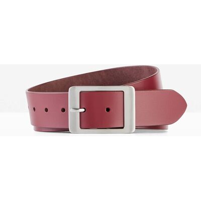 bonprix Kožený opasok so štvorcovou sponou 130 unisex bonprix Kožený opasok so štvorcovou sponou 130 unisex
