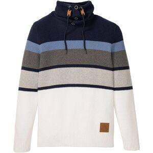 bonprix Pulóver so šálovým golierom, z čistej bavlny 64/66 (3XL) male bonprix Pulóver so šálovým golierom, z čistej bavlny 64/66 (3XL) male