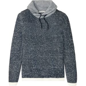 bonprix Pulóver so šálovým golierom a kontrastnými detailmi 56/58 (XL) male bonprix Pulóver so šálovým golierom a kontrastnými detailmi 56/58 (XL) male
