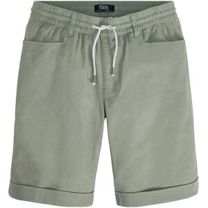 bonprix Bermudy bez zapínania z pláteného mixu, Regular Fit 52 male bonprix Bermudy bez zapínania z pláteného mixu, Regular Fit 52 male