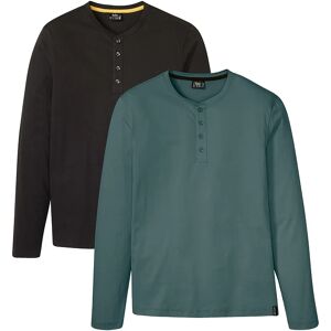 bonprix Tričko z bavlny (2 ks) 56/58 (XL) male bonprix Tričko z bavlny (2 ks) 56/58 (XL) male