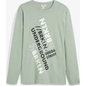 bonprix Tričko s dlhým rukávom z bio bavlny 56/58 (XL) male bonprix Tričko s dlhým rukávom z bio bavlny 56/58 (XL) male