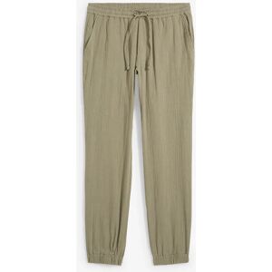 bonprix Voľné nohavice, mušelínové, Regular Fit, Tapered 60/62 (XXL) male bonprix Voľné nohavice, mušelínové, Regular Fit, Tapered 60/62 (XXL) male