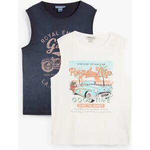 bonprix Tielko v obnosenom vzhľade (2 ks v balení) 60/62 (XXL) male bonprix Tielko v obnosenom vzhľade (2 ks v balení) 60/62 (XXL) male