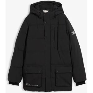 bonprix Prešívaná bunda so športovými detailmi, s kapucňou 140/146 male bonprix Prešívaná bunda so športovými detailmi, s kapucňou 140/146 male