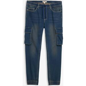bonprix Teplákové džínsy bez zapínania, Slim Fit Straight 52 male bonprix Teplákové džínsy bez zapínania, Slim Fit Straight 52 male