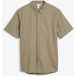 bonprix Košeľa s krátkym rukávom s plátnom 49/50 (4XL) male bonprix Košeľa s krátkym rukávom s plátnom 49/50 (4XL) male