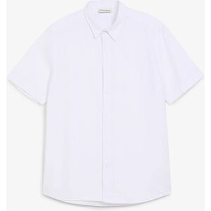 bonprix Košeľa s krátkym rukávom s plátnom 47/48 (3XL) male bonprix Košeľa s krátkym rukávom s plátnom 47/48 (3XL) male