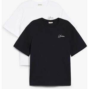 bonprix Tričko z ťažkej bavlnenej kvality (2 ks) 56/58 (XL) male bonprix Tričko z ťažkej bavlnenej kvality (2 ks) 56/58 (XL) male