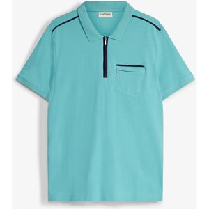 bonprix Polo tričko, piké, so zapínaním na zips a náprsným vreckom, z čistje bio bavlny 56/58 (XL) male bonprix Polo tričko, piké, so zapínaním na zips a náprsným vreckom, z čistje bio bavlny 56/58 (XL) male