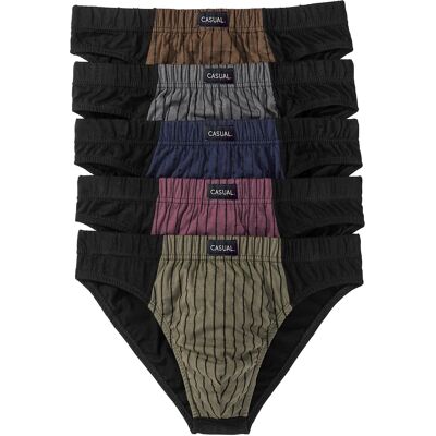 bonprix Slipy (5 ks), z mäkkej bio bavlny 7 (XL) male bonprix Slipy (5 ks), z mäkkej bio bavlny 7 (XL) male