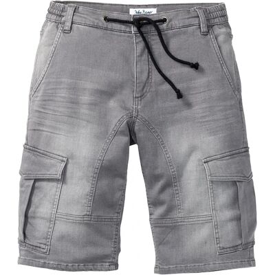 bonprix Teplákové džínsové bermudy Regular Fit 56 male bonprix Teplákové džínsové bermudy Regular Fit 56 male