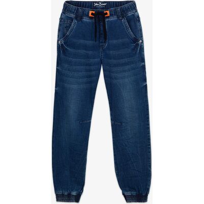bonprix Mikinové džínsy bez zapínania, Regular Fit Tapered 134 male bonprix Mikinové džínsy bez zapínania, Regular Fit Tapered 134 male