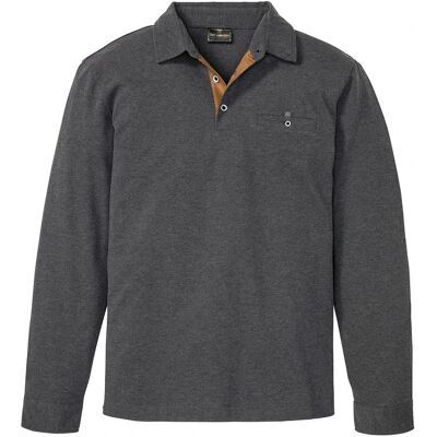 bonprix Polo tričko, piké, dlhý rukáv 52/54 (L) male bonprix Polo tričko, piké, dlhý rukáv 52/54 (L) male