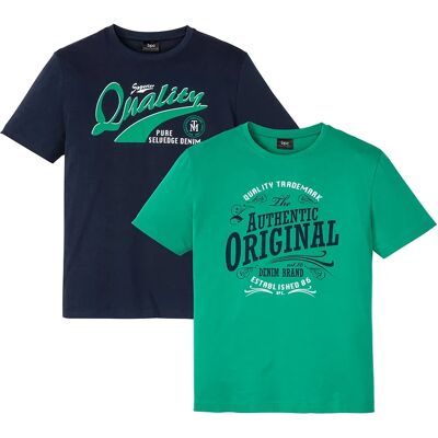 bonprix Tričko z čistej bio bavlny (2 ks v balení) 72/74 (5XL) male bonprix Tričko z čistej bio bavlny (2 ks v balení) 72/74 (5XL) male