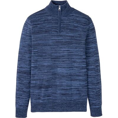 bonprix Melírovaný pulóver s bavlnou 56/58 (XL) male bonprix Melírovaný pulóver s bavlnou 56/58 (XL) male