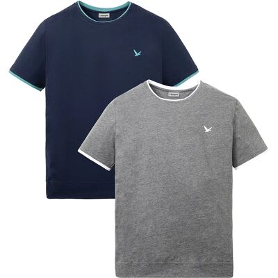 bonprix Tričko (2 ks) 60/62 (XXL) male bonprix Tričko (2 ks) 60/62 (XXL) male