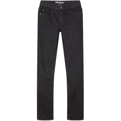 bonprix Strečové džínsy Slim Fit, rovné, prestaviteľný pás 140/146 male bonprix Strečové džínsy Slim Fit, rovné, prestaviteľný pás 140/146 male