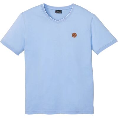 bonprix Tričko s V-výstrihom v dvojdielnom vzhľade 68/70 (4XL) male bonprix Tričko s V-výstrihom v dvojdielnom vzhľade 68/70 (4XL) male