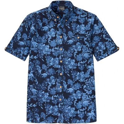 bonprix Košeľa s krátkym rukávom, z bavlny, Regular Fit 45/46 (XXL) male bonprix Košeľa s krátkym rukávom, z bavlny, Regular Fit 45/46 (XXL) male
