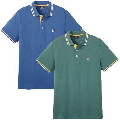 bonprix Polo tričko, Regular Fit (2 ks v balení) 64/66 (3XL) male bonprix Polo tričko, Regular Fit (2 ks v balení) 64/66 (3XL) male
