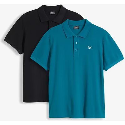 bonprix Polo tričko (2 ks) z čistej bio bavlny 64/66 (3XL) male bonprix Polo tričko (2 ks) z čistej bio bavlny 64/66 (3XL) male