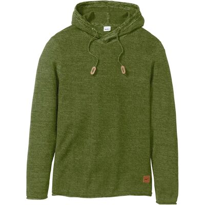 bonprix Jemne pletený pulóver s kapucňou 60/62 (XXL) male bonprix Jemne pletený pulóver s kapucňou 60/62 (XXL) male