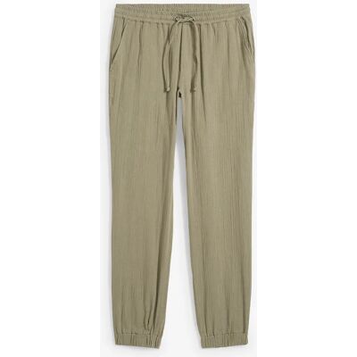 bonprix Voľné nohavice, mušelínové, Regular Fit, Tapered 60/62 (XXL) male bonprix Voľné nohavice, mušelínové, Regular Fit, Tapered 60/62 (XXL) male