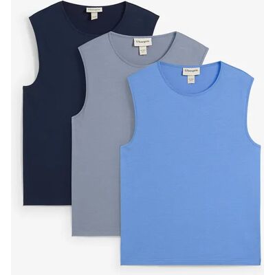bonprix Tričko bez rukávov (3 ks) 64/66 (3XL) male bonprix Tričko bez rukávov (3 ks) 64/66 (3XL) male