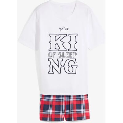 bonprix Krátke pyžamo z čistej bavlny 48/50 (M) male bonprix Krátke pyžamo z čistej bavlny 48/50 (M) male