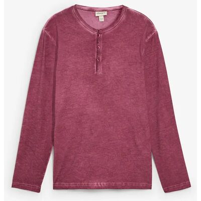 bonprix Tričko s légou, dlhý rukáv, v bielenom vzhľade, z čistej bio bavlny 64/66 (3XL) male bonprix Tričko s légou, dlhý rukáv, v bielenom vzhľade, z čistej bio bavlny 64/66 (3XL) male