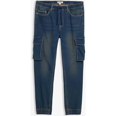 bonprix Teplákové džínsy bez zapínania, Slim Fit Straight 60 male bonprix Teplákové džínsy bez zapínania, Slim Fit Straight 60 male
