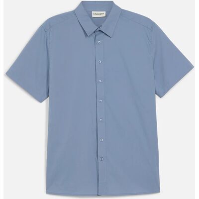 bonprix Košeľa s krátkym rukávom, strečová, Slim Fit 47/48 (3XL) male bonprix Košeľa s krátkym rukávom, strečová, Slim Fit 47/48 (3XL) male