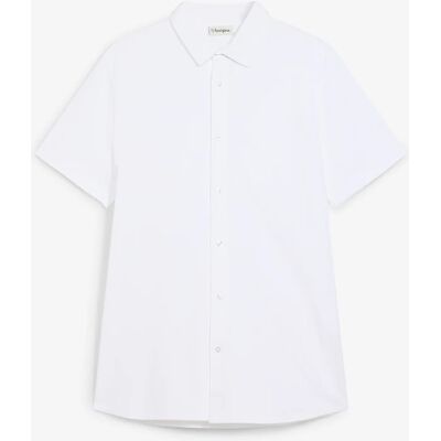 bonprix Košeľa s krátkym rukávom, super streč z piké, Slim Fit 45/46 (XXL) male bonprix Košeľa s krátkym rukávom, super streč z piké, Slim Fit 45/46 (XXL) male