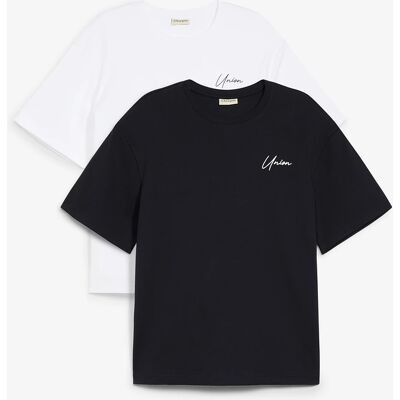 bonprix Tričko z ťažkej bavlnenej kvality (2 ks) 60/62 (XXL) male bonprix Tričko z ťažkej bavlnenej kvality (2 ks) 60/62 (XXL) male