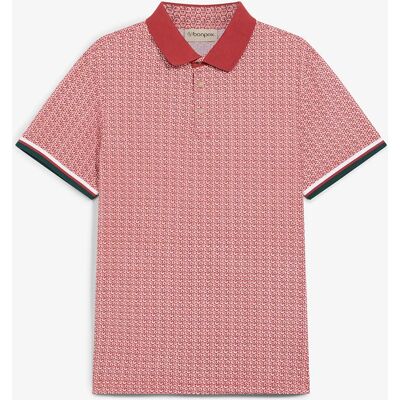 bonprix Polo tričko, džersejové, z čistej bavlny, krátky rukáv 60/62 (XXL) male bonprix Polo tričko, džersejové, z čistej bavlny, krátky rukáv 60/62 (XXL) male