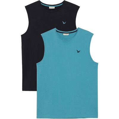 bonprix Tielko (2 ks) z čistej bio bavlny 68/70 (4XL) male bonprix Tielko (2 ks) z čistej bio bavlny 68/70 (4XL) male