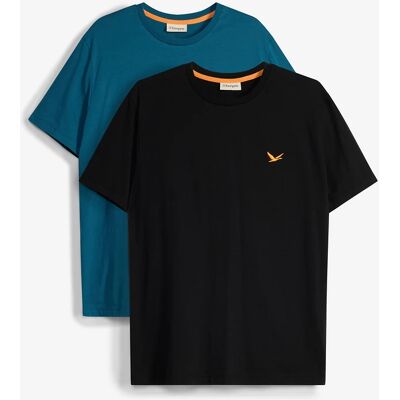 bonprix Tričko (2 ks), z čistej bio bavlny 64/66 (3XL) male bonprix Tričko (2 ks), z čistej bio bavlny 64/66 (3XL) male