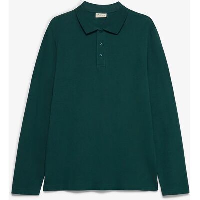 bonprix Polo tričko, dlhý rukáv 60/62 (XXL) male bonprix Polo tričko, dlhý rukáv 60/62 (XXL) male