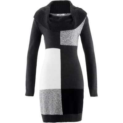 bonprix Pletené šaty po kolená 36/38 female bonprix Pletené šaty po kolená 36/38 female